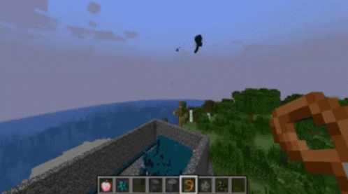 A Screenshot Of A Video Game Shows A Sword Being Thrown GIF