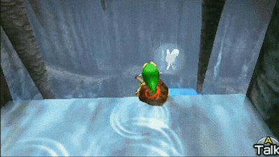 A Screenshot Of A Video Game Shows A Talk Button GIF