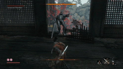 A Screenshot Of A Video Game Shows Armored Warrior GIF
