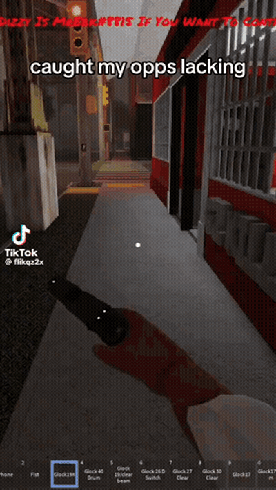 A Screenshot Of A Video Game That Says ' Caught My Opps Lacking ' On It GIF