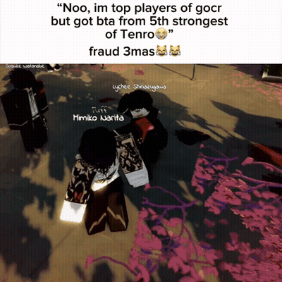 A Screenshot Of A Video Game That Says Noo Im Top Players Of Gocr But Got Bta From 5Th Strongest Of Tenro GIF