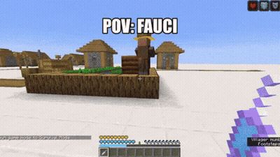 A Screenshot Of A Video Game That Says Pov Fauci On It GIF