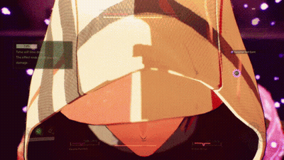 A Screenshot Of A Video Game That Says ' Time Will Slow Down The Effect Ends When You Take Damage ' On It GIF