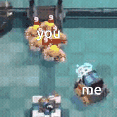 A Screenshot Of A Video Game That Says You Me GIF