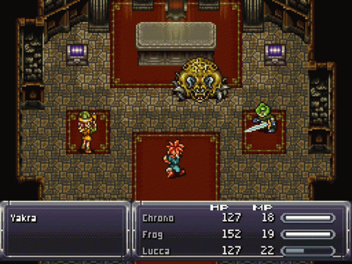 A Screenshot Of A Video Game With A Character Named Frog GIF