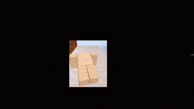 A Screenshot Of A Video Game With A Person Made Out Of Blocks GIF