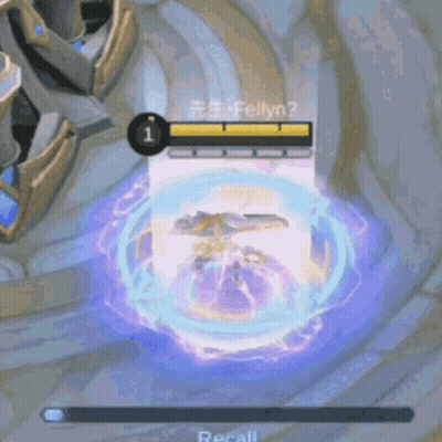 A Screenshot Of A Video Game With A Purple Circle Around It GIF