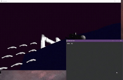A Screenshot Of A Video Game With A Statue Of Mario In The Background GIF
