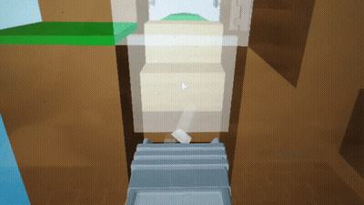 A Screenshot Of A Video Game With A White Arrow Pointing To A White Box GIF