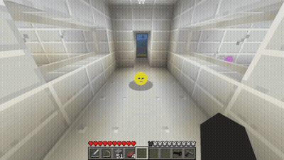 A Screenshot Of A Video Game With A Yellow Smiley Face In The Middle GIF