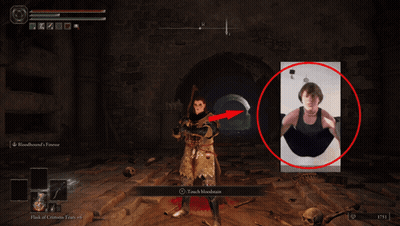 A Screenshot Of A Video Game With An Arrow Pointing To A Picture GIF