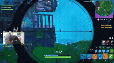 A Screenshot Of A Video Game With The Creator Code Iamtrevormay At The Top GIF