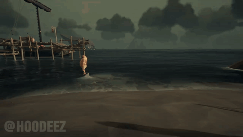 A Screenshot Of A Video Game With The Hashtag Hoodeez At The Bottom GIF