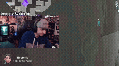 A Screenshot Of A Video Game With The Name Hysteria On The Bottom Right GIF