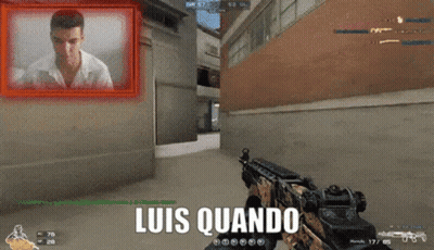 A Screenshot Of A Video Game With The Name Luis Quando On The Bottom GIF