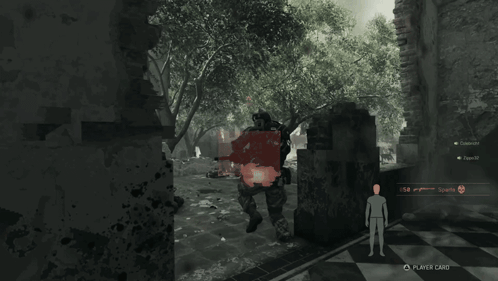 A Screenshot Of A Video Game With The Name Sparta On The Bottom Right GIF