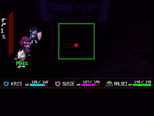 A Screenshot Of A Video Game With The Name Susie On The Bottom Right GIF