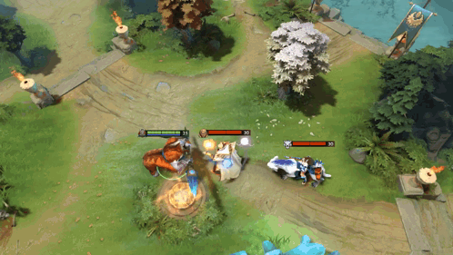 A Screenshot Of A Video Game With The Number 30 On The Bottom Right GIF
