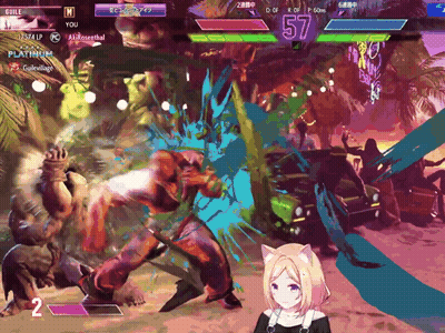 A Screenshot Of A Video Game With The Number 57 Visible GIF