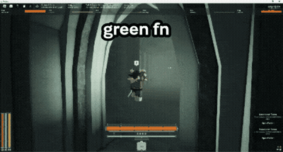 A Screenshot Of A Video Game With The Word Green Fn On The Bottom GIF