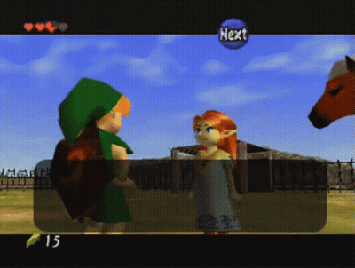 A Screenshot Of A Video Game With The Word Next On The Screen GIF