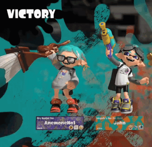 A Screenshot Of A Video Game With The Word Victory On The Top GIF
