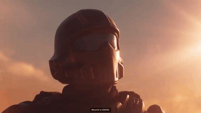 A Screenshot Of A Video Game With The Words " Become A Legend " At The Bottom GIF