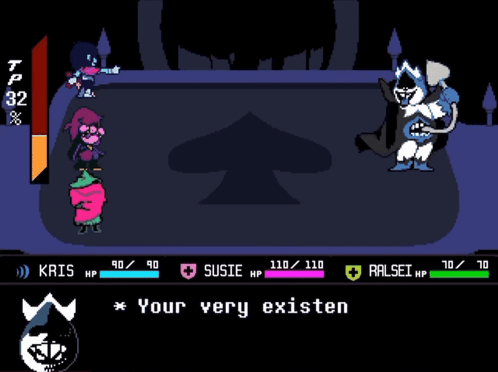 A Screenshot Of A Video Game With The Words By The Knight 'S Will I Shall Shatter Your Heart To Pieces On The Screen GIF