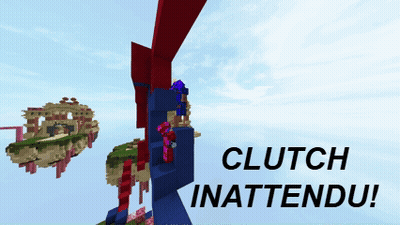 A Screenshot Of A Video Game With The Words Clutch Inattendu On The Bottom GIF