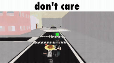 A Screenshot Of A Video Game With The Words Do N't Care GIF