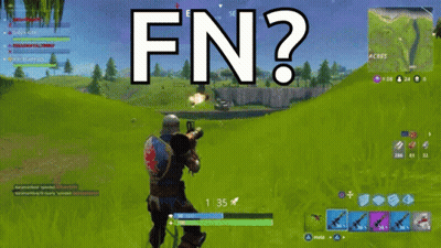 A Screenshot Of A Video Game With The Words Fn Written On The Screen GIF