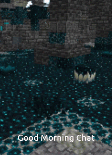 A Screenshot Of A Video Game With The Words Good Morning Chat GIF