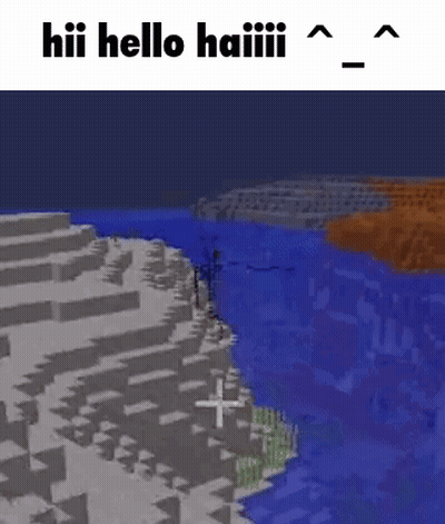 A Screenshot Of A Video Game With The Words Hii Hello Haiii GIF