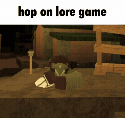 A Screenshot Of A Video Game With The Words Hop On Lore Game At The Top GIF