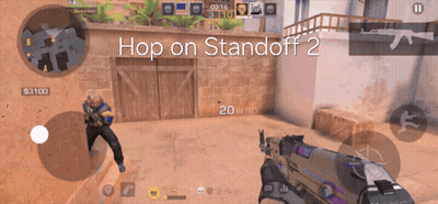 A Screenshot Of A Video Game With The Words Hop On Standoff 2 At The Top GIF