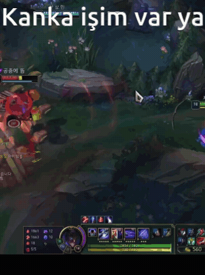 A Screenshot Of A Video Game With The Words " Kanka Isim Varya " On Top GIF