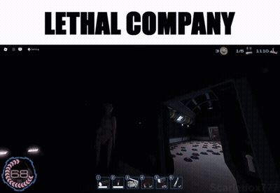 A Screenshot Of A Video Game With The Words Lethal Company Above It GIF