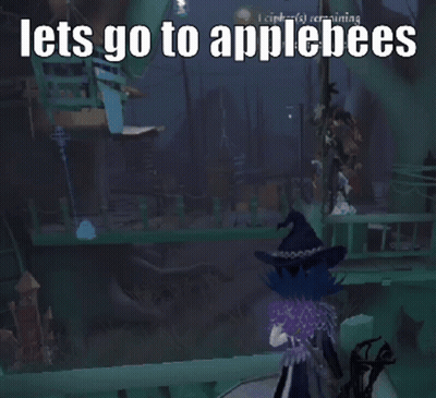 A Screenshot Of A Video Game With The Words Lets Go To Applebees On It GIF