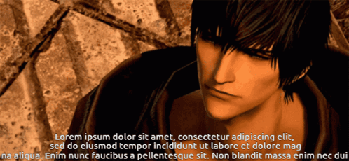 A Screenshot Of A Video Game With The Words Lorem Ipsum Dolor Sit Amet On The Bottom GIF