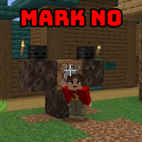 A Screenshot Of A Video Game With The Words Mark No In Red Letters GIF