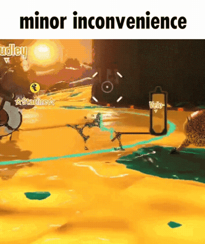 A Screenshot Of A Video Game With The Words Minor Inconvenience Below It GIF