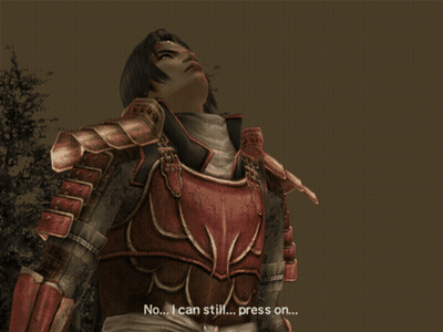 A Screenshot Of A Video Game With The Words " No I Can Still Press On " GIF