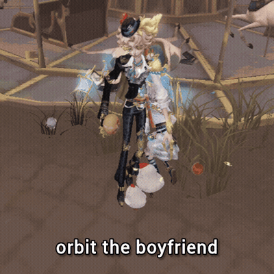 A Screenshot Of A Video Game With The Words Orbit The Boyfriend GIF