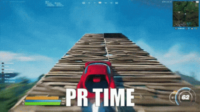A Screenshot Of A Video Game With The Words " Pr Time " At The Top GIF