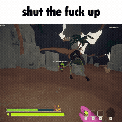 A Screenshot Of A Video Game With The Words " Shut The Fuck Up " At The Top GIF