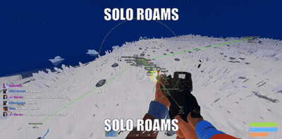 A Screenshot Of A Video Game With The Words Solo Roams On The Bottom GIF