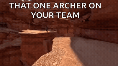A Screenshot Of A Video Game With The Words That One Archer On Your Team GIF