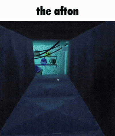A Screenshot Of A Video Game With The Words The Afton At The Top GIF