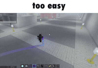 A Screenshot Of A Video Game With The Words Too Easy On The Top GIF