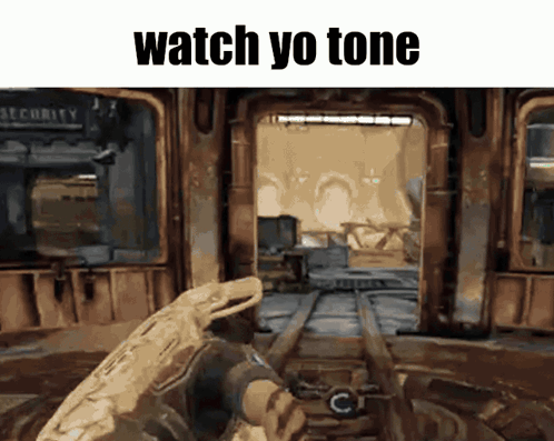 A Screenshot Of A Video Game With The Words Watch Yo Tone GIF